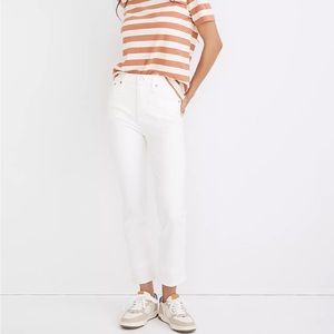 Madewell Petite Curvy Perfect Vintage Jean in Tile White